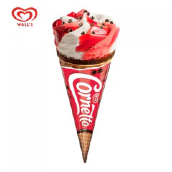 WALL`S CORNETTO STRAWBERRY CREAM